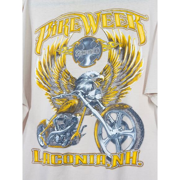 Vtg Chopper Bike Week Short Sleeve T-Shirt Delta Pro-Weight-Mens Size XL - Picture 7 of 10
